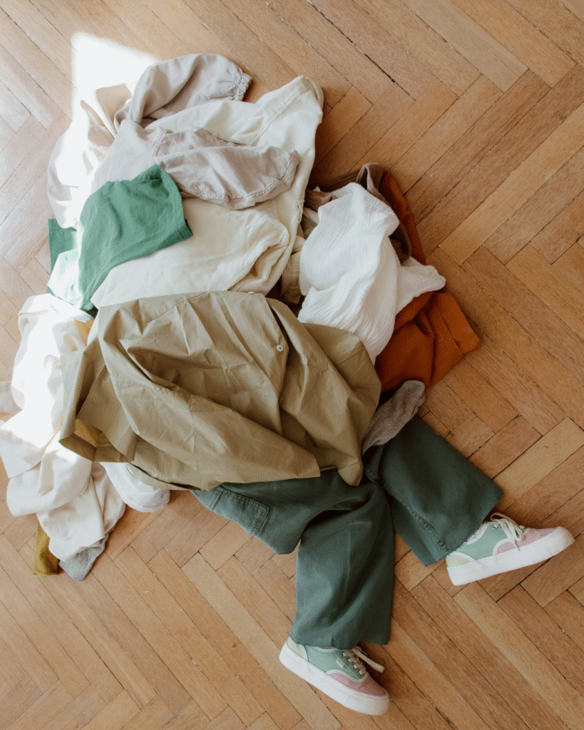 Illustration of emotional overload—symbolizing clutter-induced overwhelm, executive dysfunction, and neurodivergent stress.